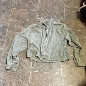 Madewell Green Corduroy Jacket